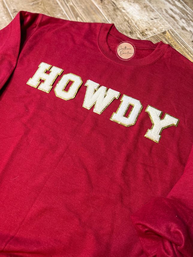 Howdy Custom Patch Sweater – Court & Layne Boutique